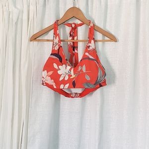 Athleta floral swim bra